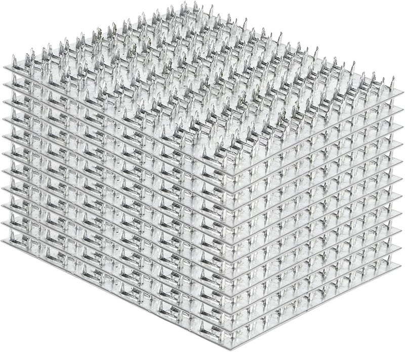 MOZCORN 10 Pcs Truss Plates 6x6 Inch, Pronged Truss Mending Plate with Nail Teeth, Tie Plate for Wood Trusses Construction - Image 1